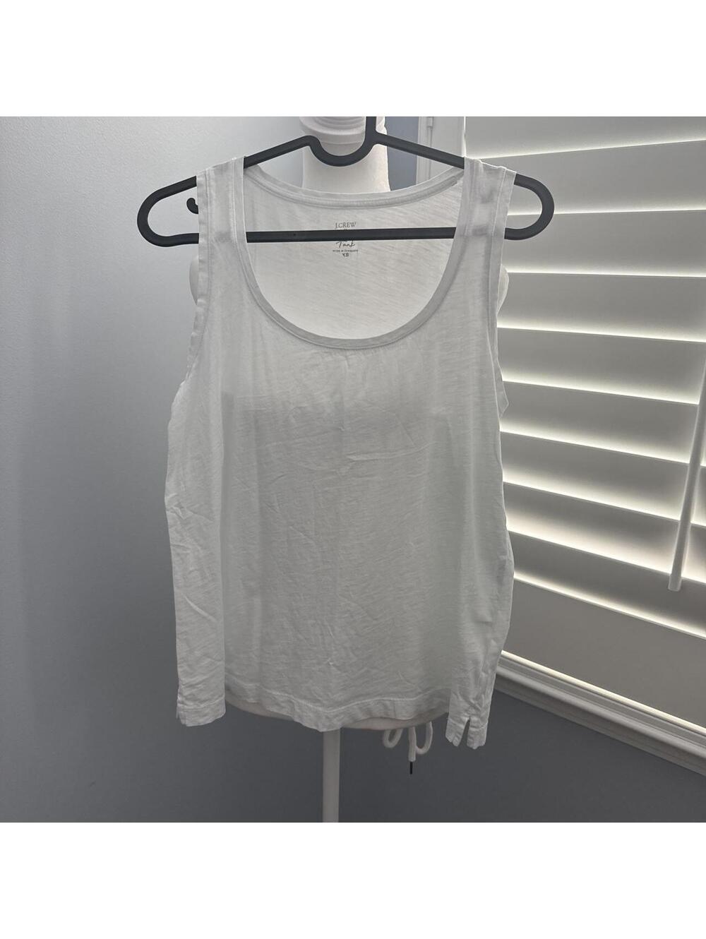J.Crew Women's White Vests-tanks-cami